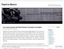 Tablet Screenshot of papelenblanco.net